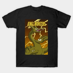 King of the Monsters! The three headed menace! T-Shirt